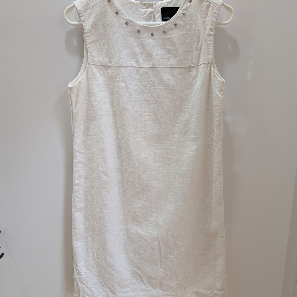 Cynthia Rowley White Sleeveless Mini Dress
